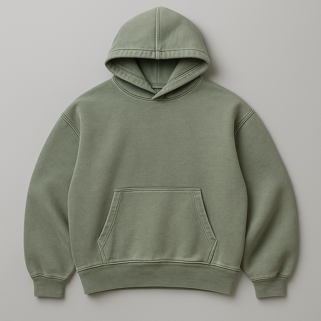 Factory Blanks - Wholesale Hoodie – Unisex - 500GSM Stone-Washed Boxy Hoodie – Luxe Oversized 2025 Fit8
