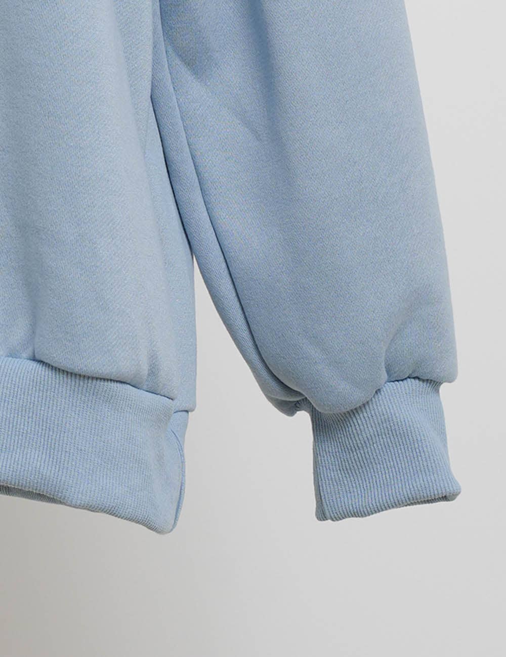 Sweetkama - Wholesale Sweatshirt - Women's - Ladies Solid Long Sleeves Round Neck Close Top H6620111