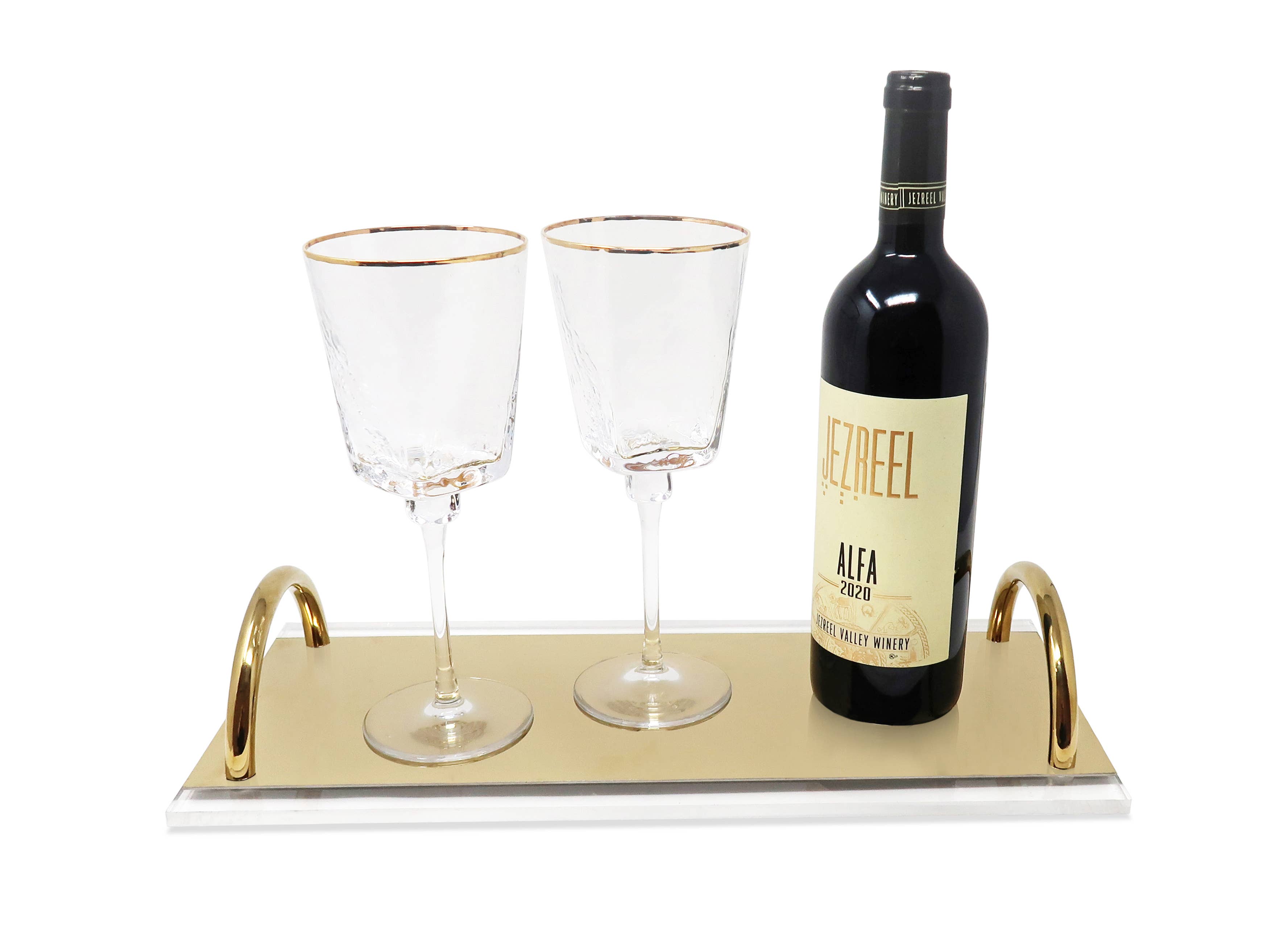 VIVIENCE – wholesale Serving tray – Acrylic Tray with Handles1