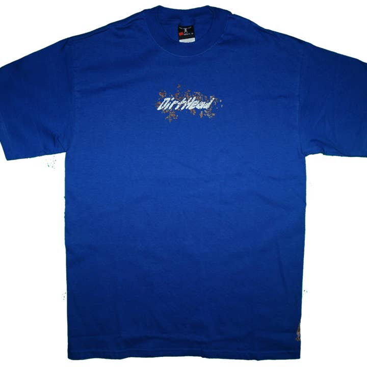 T-shirt DirtHead Splat à dos gauche aux couleurs de l'équipe pour la vente par DirtHead