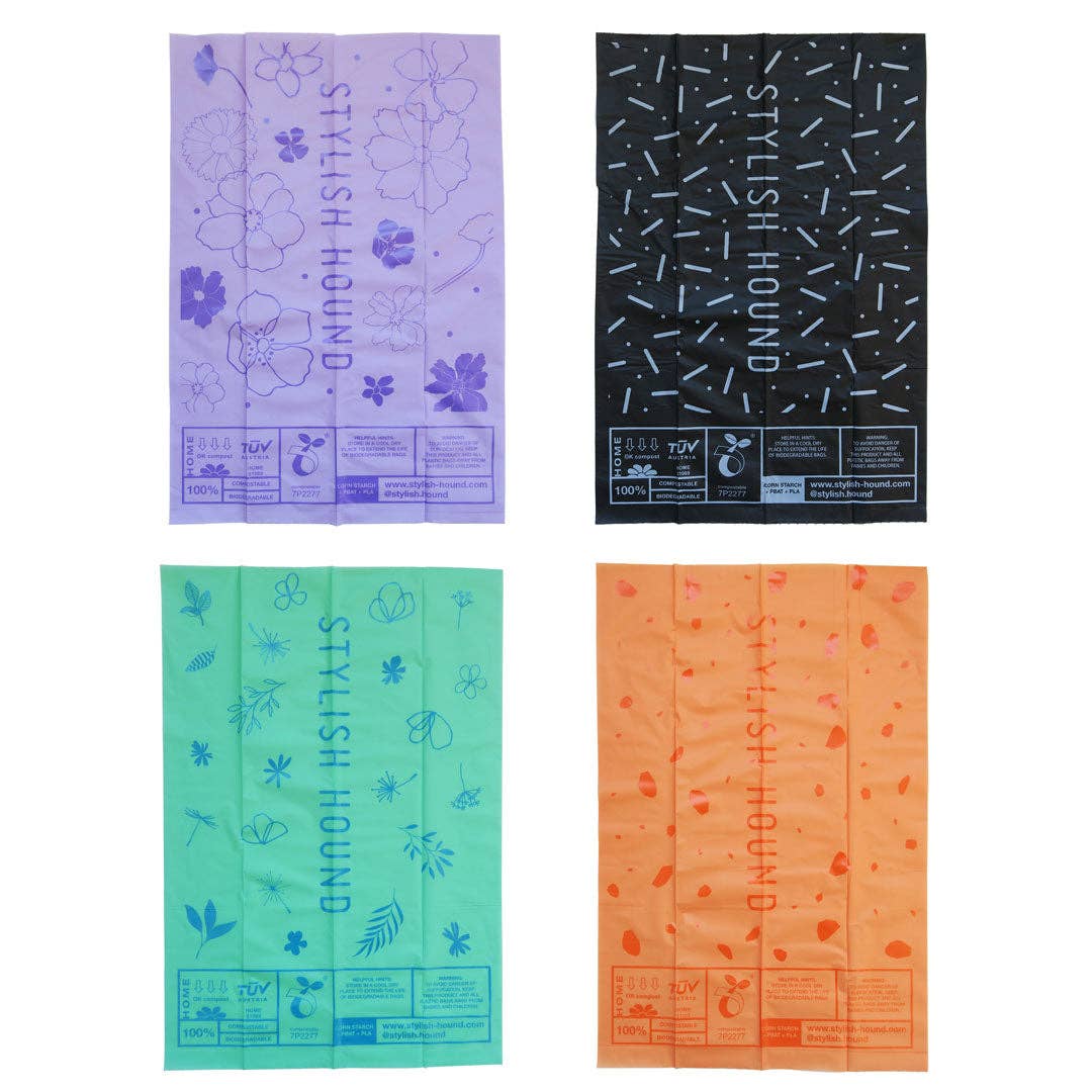 4 Rolls Biodegradable Compostable Poop Bag (60) for wholesale on Faire1