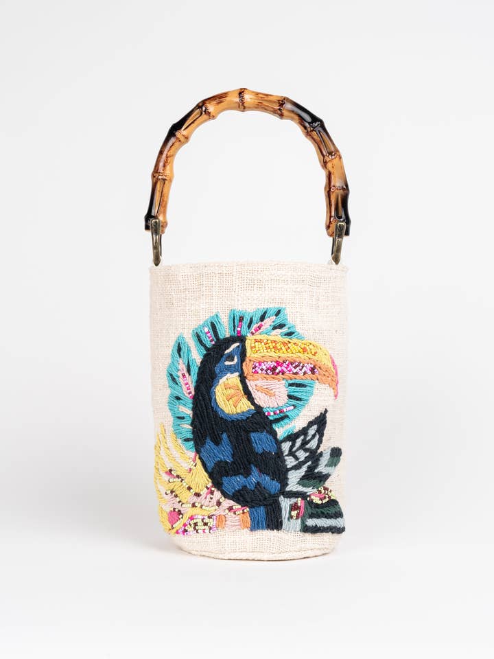 Curacao hvid bøttetaske for engroshandel hos Piti Cuiti