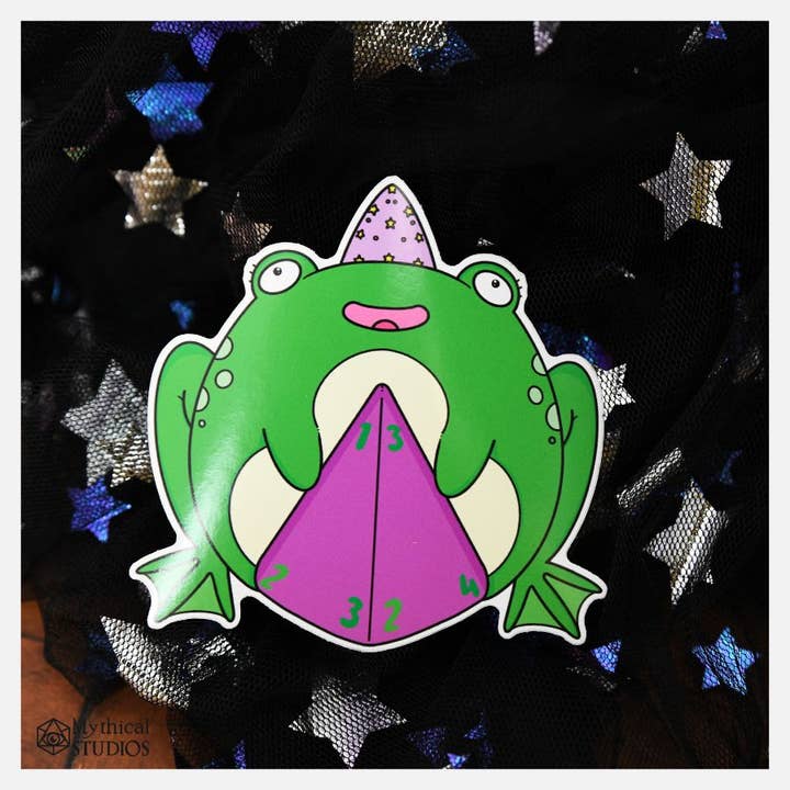 Mythical Studios – Großhandel Aufkleber – Magischer Frosch-Aufkleber