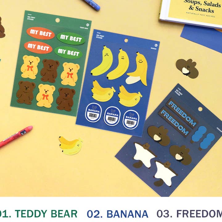 K-Wonderland - Vente Autocollant - Autocollants décoratifs imperméables et amovibles ICONIC Big Point