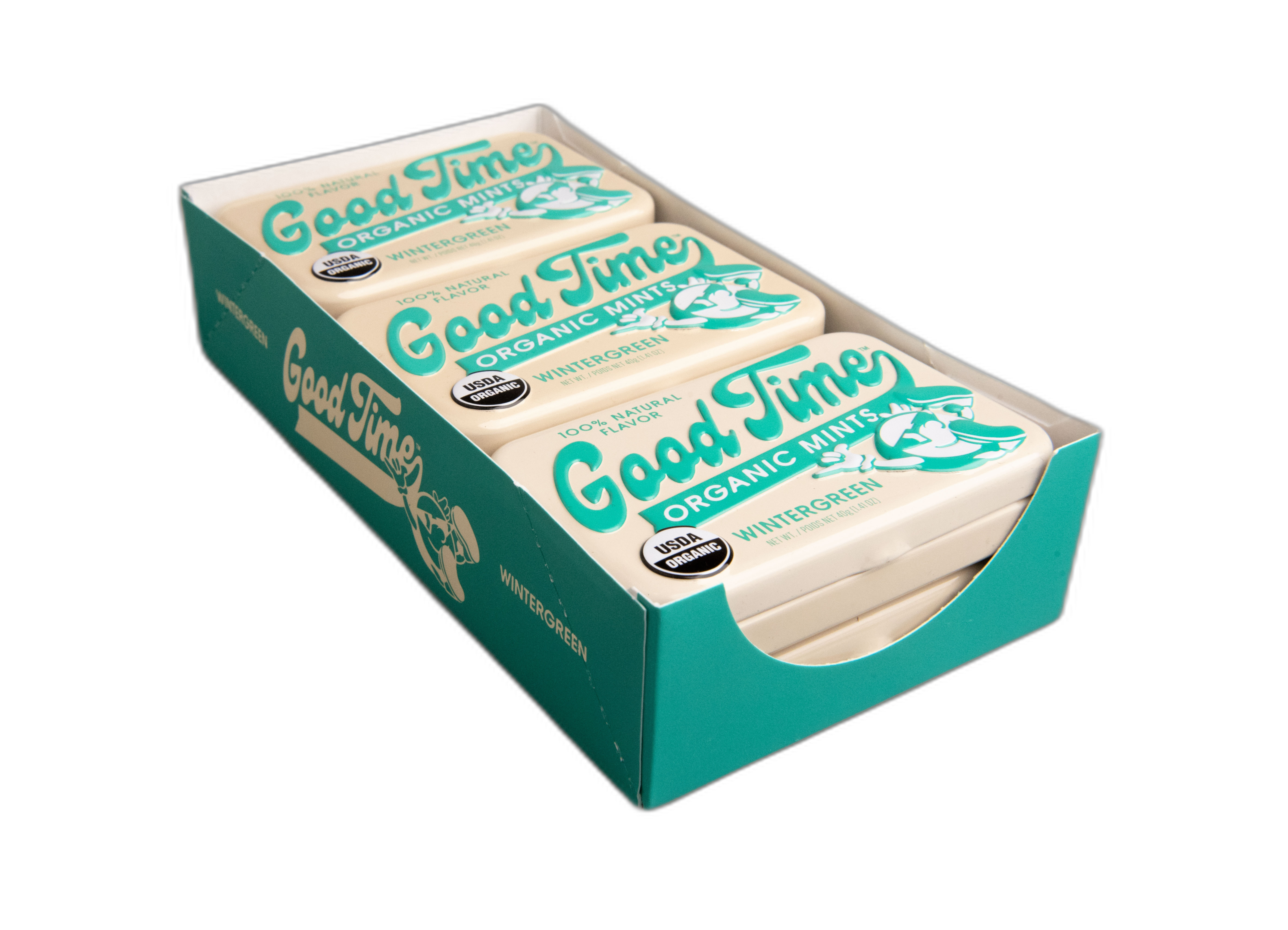 Big Sky Brands Inc. - Wholesale Mints - Good Time Organic Mints - Wintergreen - 48ct3