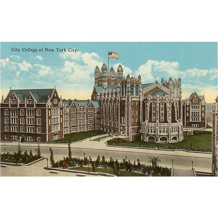 Kunstdruck NY-628 City College von New York City für den Großhandel von Found Image Press