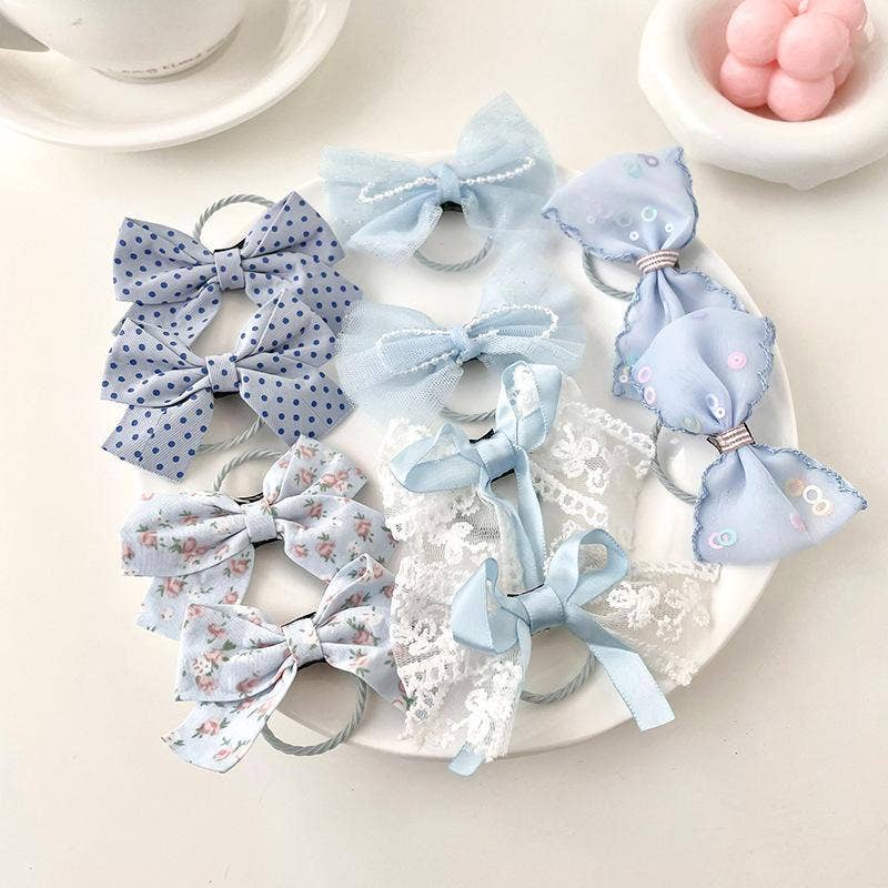 KiddieKickz - Wholesale Hair Bow - Kids - Children's Color Bow Hair Rope High Elasticity9