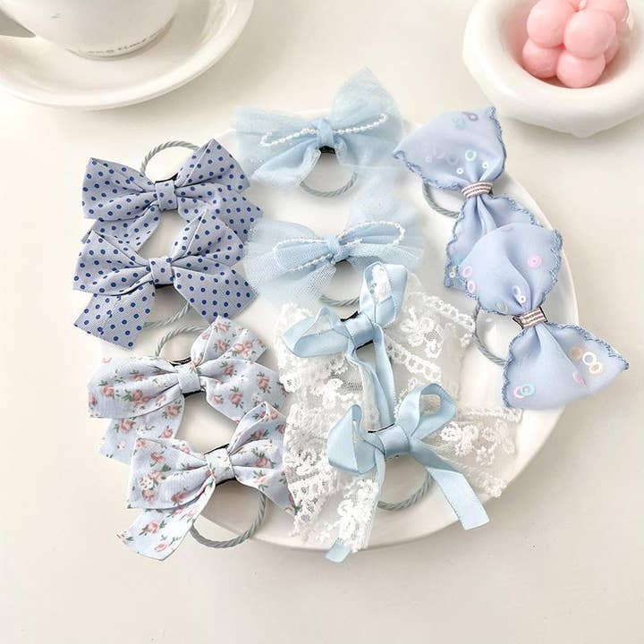 KiddieKickz - Wholesale Hair Bow - Kids - Children's Color Bow Hair Rope High Elasticity9