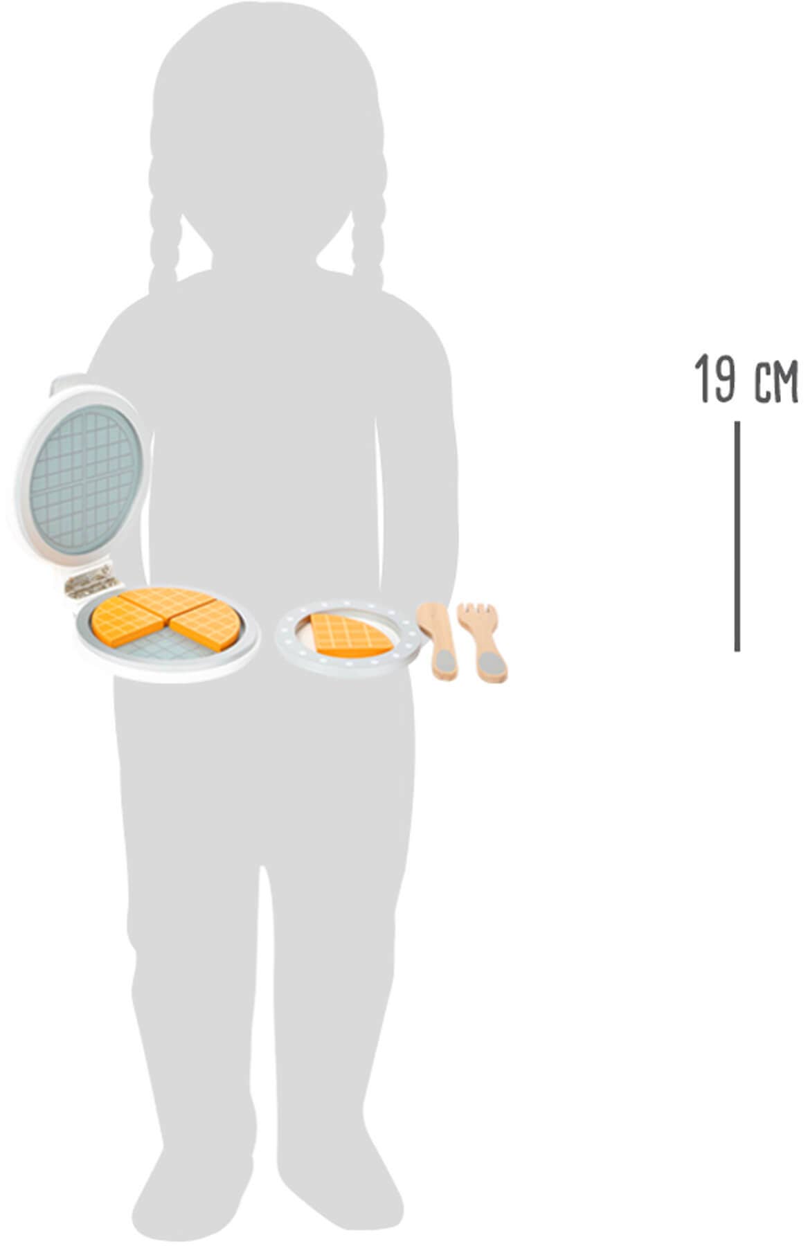 small foot - Vente Lot de jouets – enfant - Gaufrier en bois pour cuisines jouets2