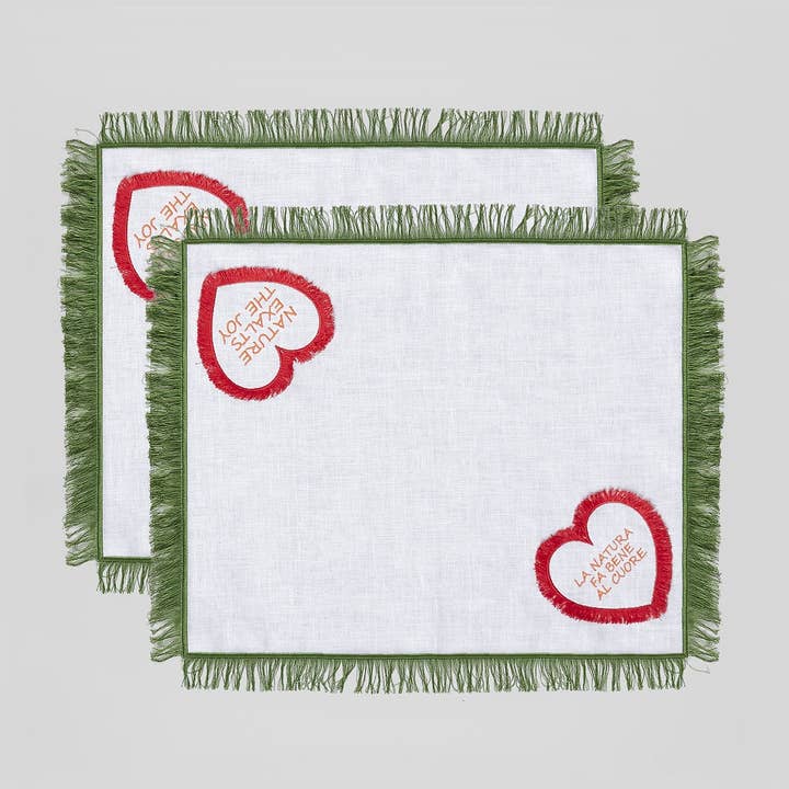 BREAKFAST PLACEMAT FOUR-LEAF CLOVER for wholesale by Cibelle