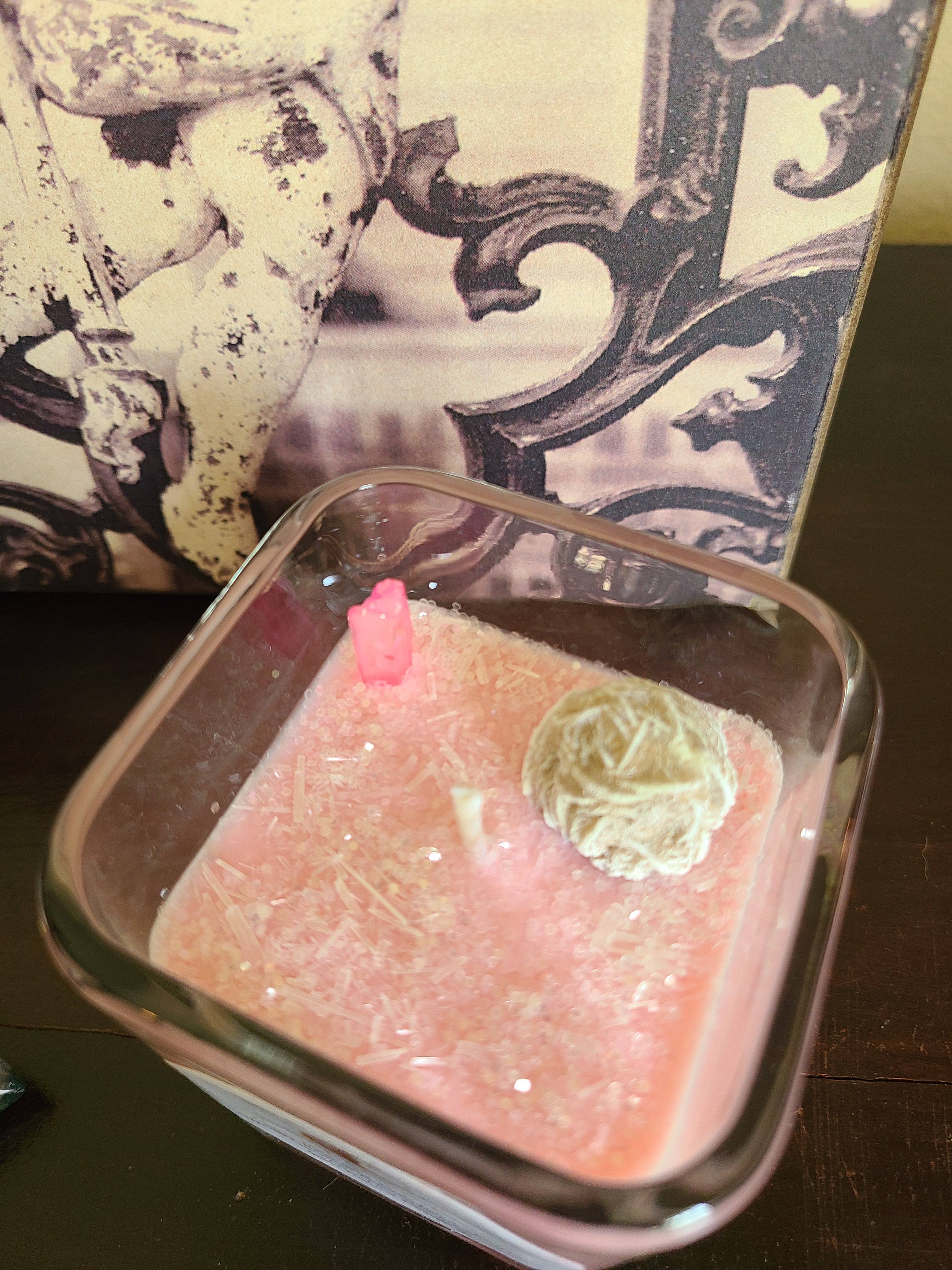 Starstruck Candles - Wholesale Jar/Filled Candle - Angel Guidance Crystal Intention candle1