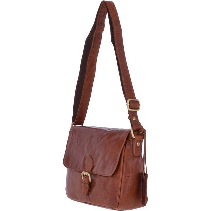 Ashwood - Wholesale Crossbodytas - Dames - Ashwood Vintage lederen schoudertas met crossbody: G22