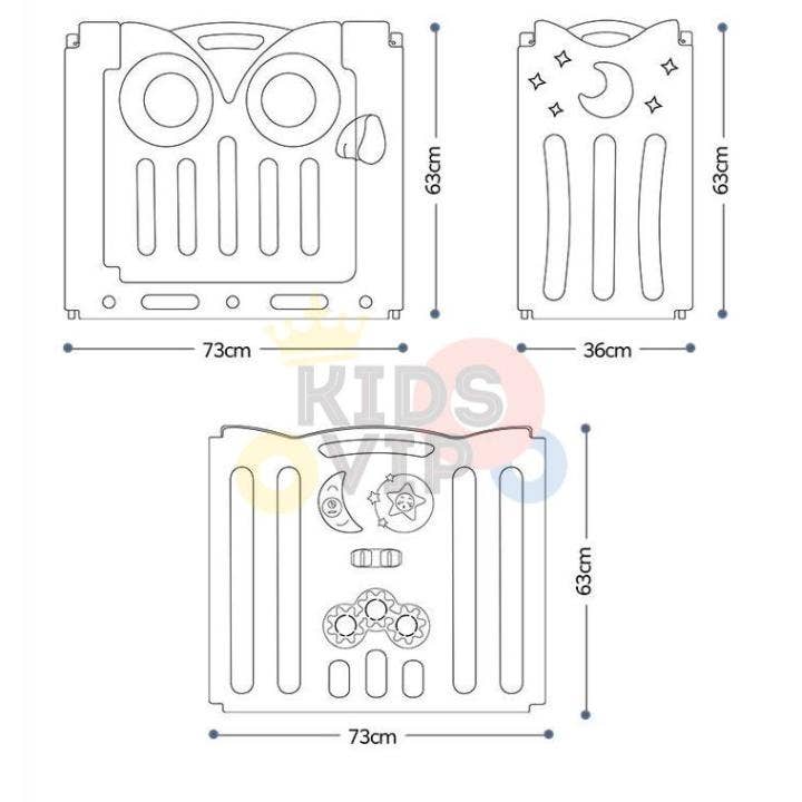 KIDS VIP – wholesale Classic toy – Kids – Indoor/Outdoor Foldable Playpen ? 20-Panel Safety Play Yard24