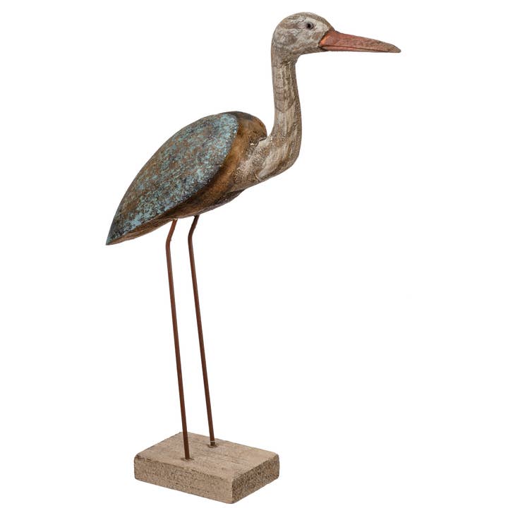 Sand Crane Sitter for wholesale by Primitives by Kathy