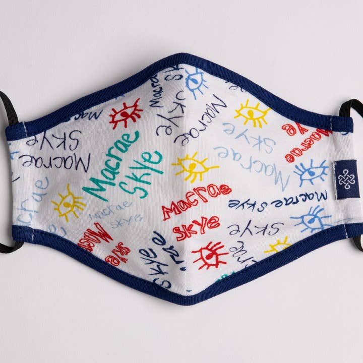 MACRAE SKYE - Wholesale Protective Face Mask/Shield - Zero Waste Cotton Mask with Filters2