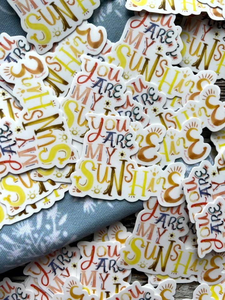 You are My Sunshine // Sticker for wholesale by True Cotton