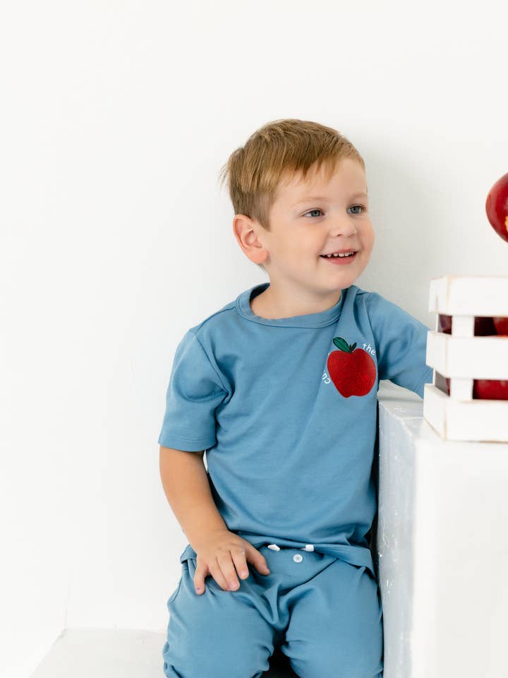 cute to the core shirt and jogger set for wholesale by Bianca & Bear