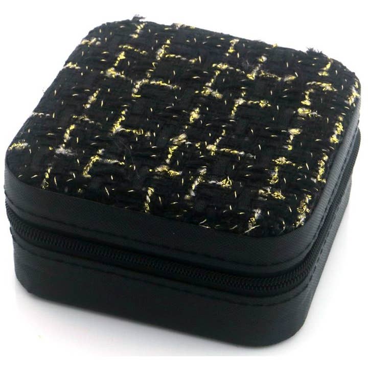 Officielmode - Wholesale Jewelry Box/Organizer - Travel Jewelry Box fabric 10 x 10 x 5 cm