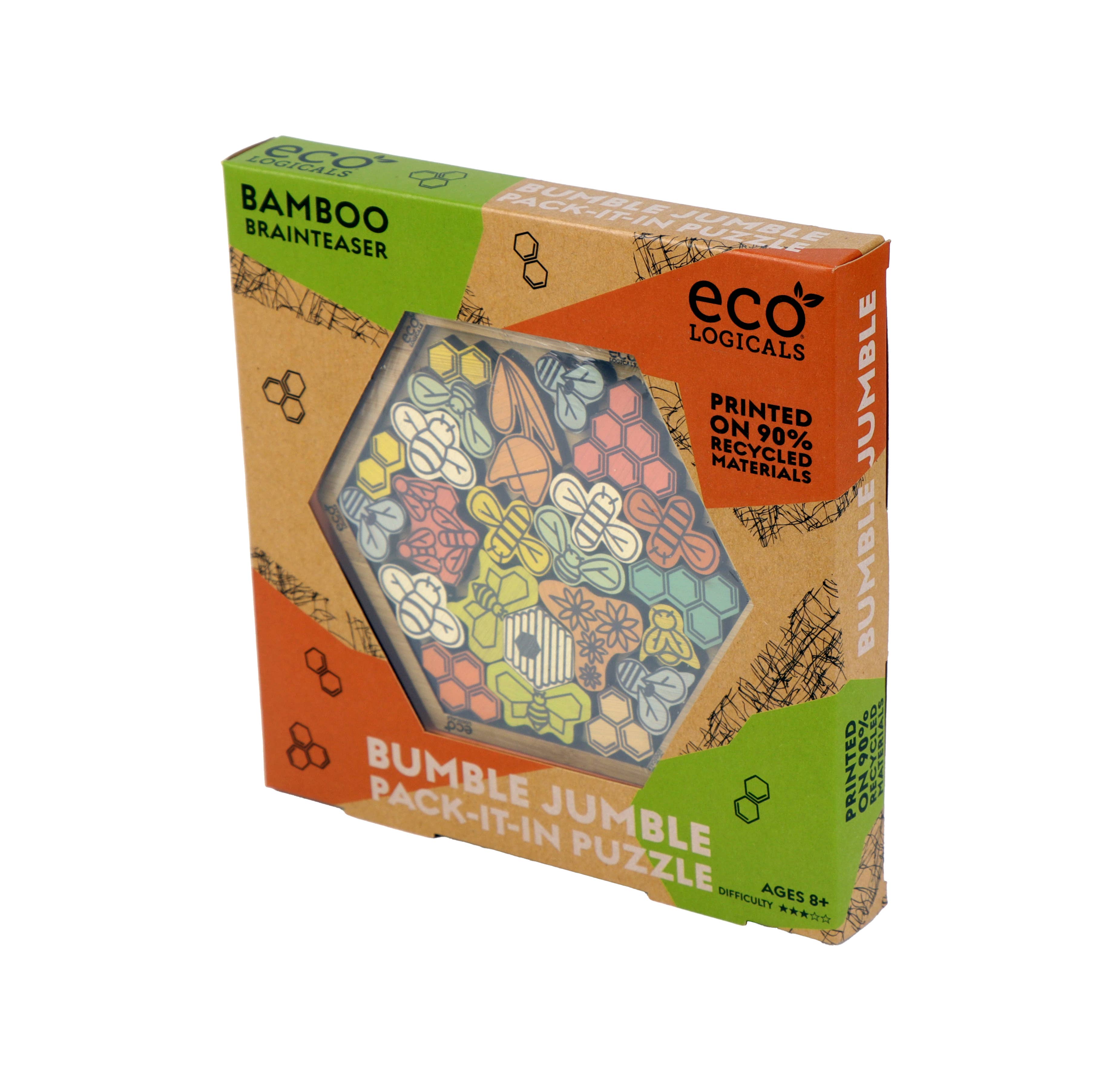 Project Genius - Wholesale Puzzle - Kids - Ecologicals Bumble Jumble Bamboo Puzzle1