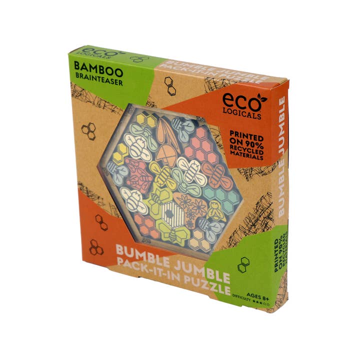 Project Genius - Wholesale Puzzle - Kids - Ecologicals Bumble Jumble Bamboo Puzzle1
