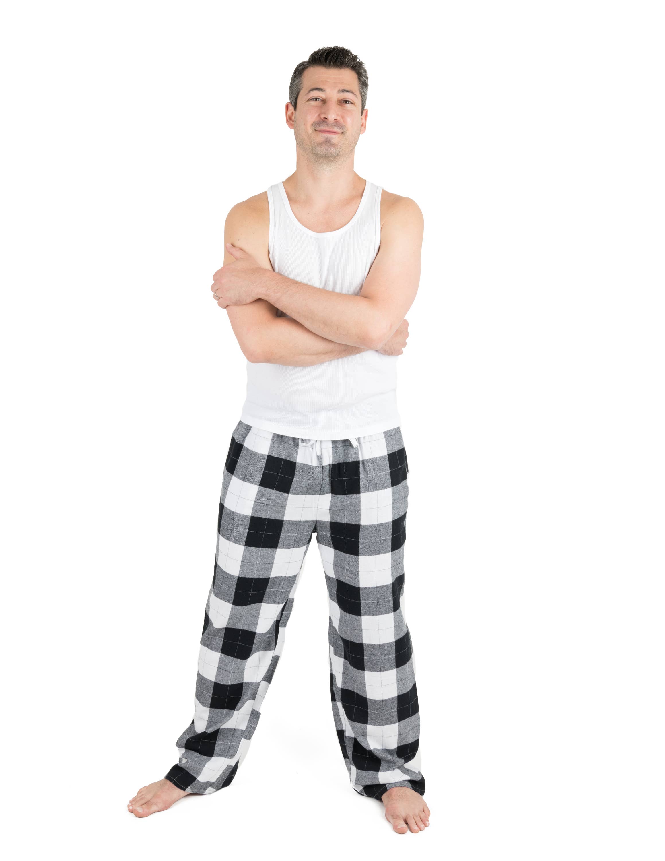Leveret Pajamas - Wholesale Sleepwear Bottom - Men's - Mens Flannel Pants for Winter4