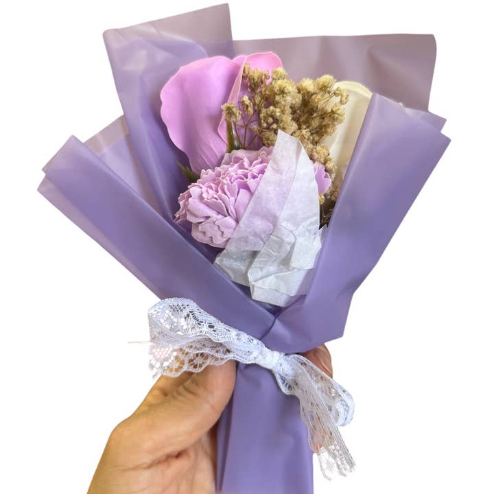 ASSORTED Mix Rose Short Stem Artificial Flower Bouquet FA015-C (12PC) for wholesale on Faire4