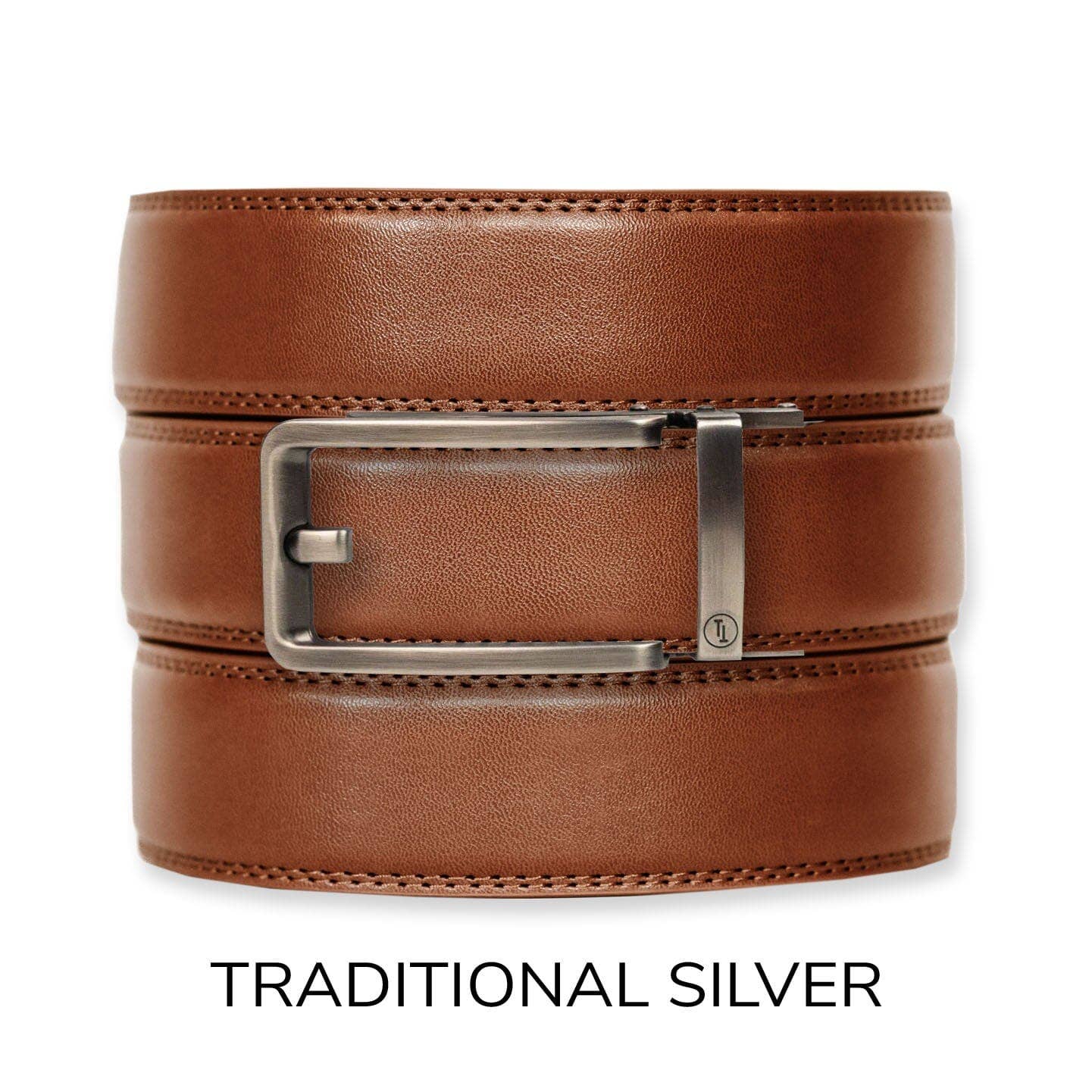 Tough Apparel - Wholesale Belt - Men's - Cognac Leather Ratchet Belt & Buckle Set11