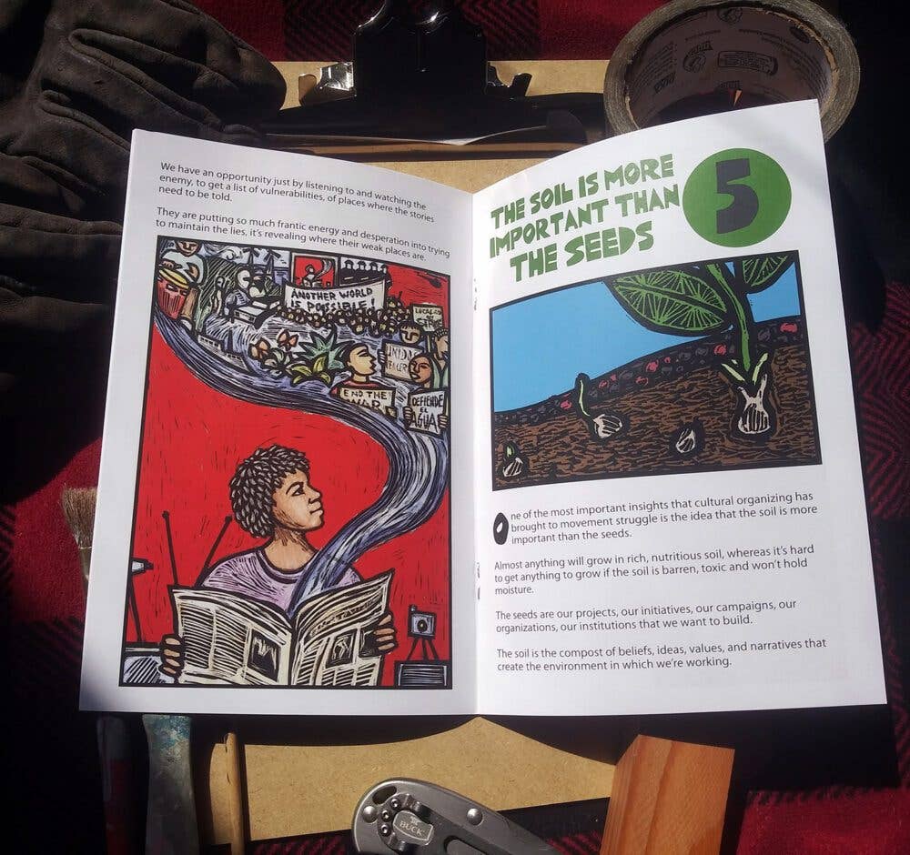 Ricardo Levins Morales Art Studio - Wholesale Philosophy - Tending the Soil: Lessons for Organizing (Zine/Pamphlet)1