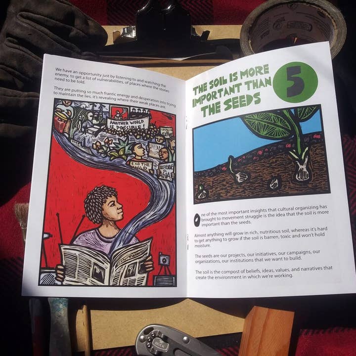 Ricardo Levins Morales Art Studio - Wholesale Philosophy - Tending the Soil: Lessons for Organizing (Zine/Pamphlet)1