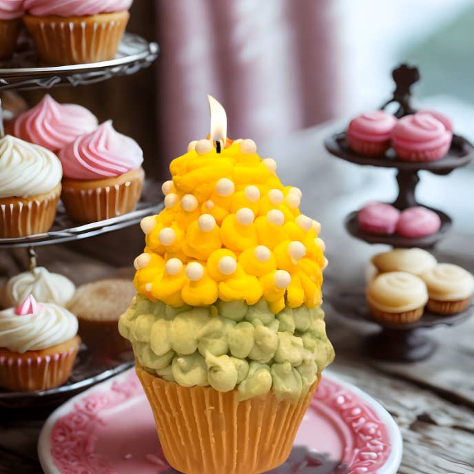 Nefer Designer Candles & Home Decor - Wholesale Novelty Candle - Cupcake Wish Candles | A Whirl of Sweet & Dreamy Scents1