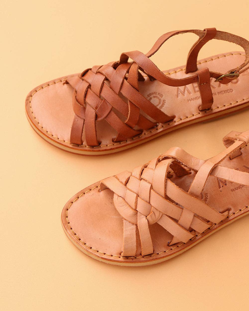 Mexas EU - Wholesale Sandals - Women's - TACO - Best selling brown leather sandal for summer3