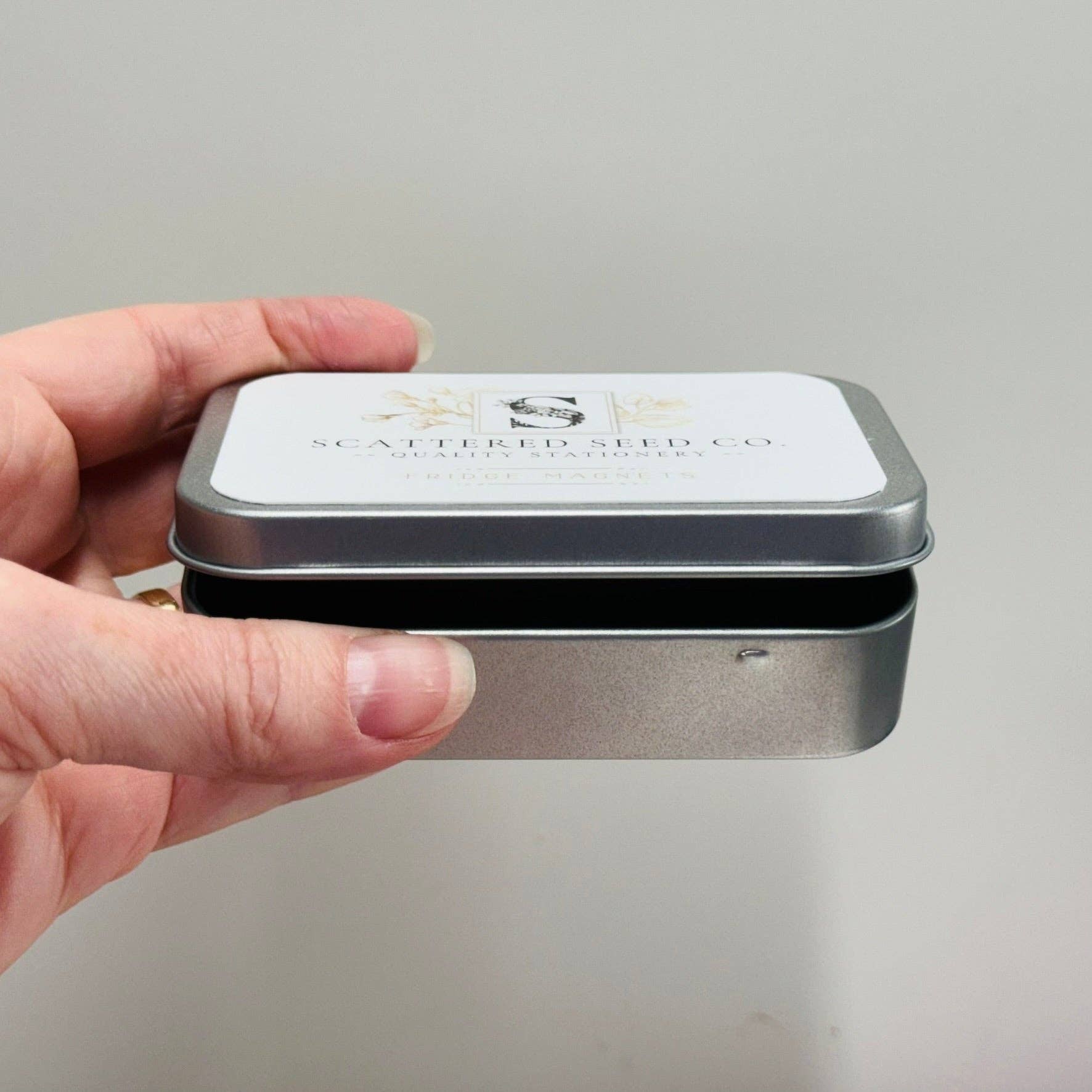 Scattered Seed Co - Wholesale Magnet - Blue Fairy Wren Magnets set of 6 in tin4