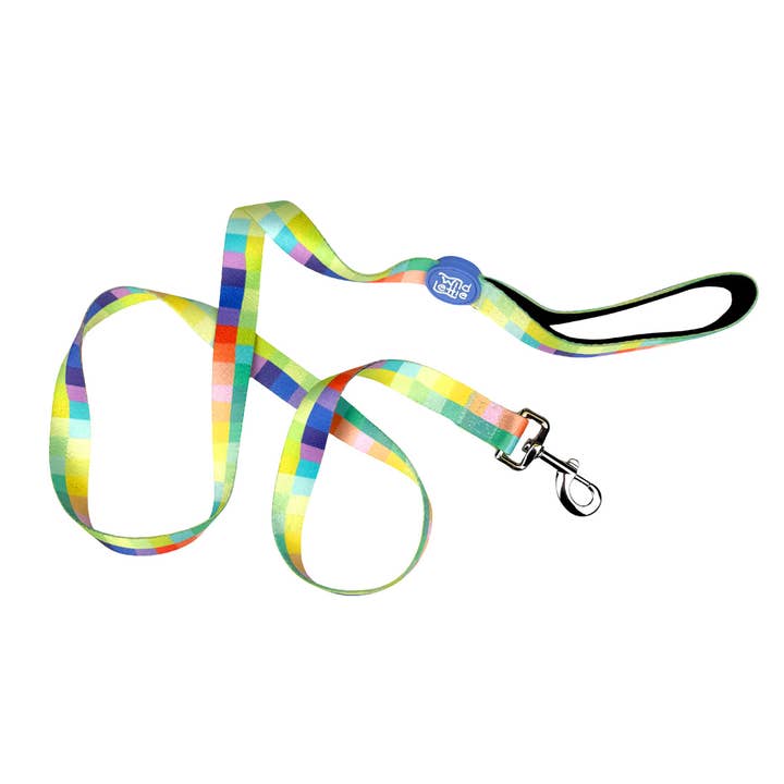 Lettie Check Leash for wholesale by Wild Lettie