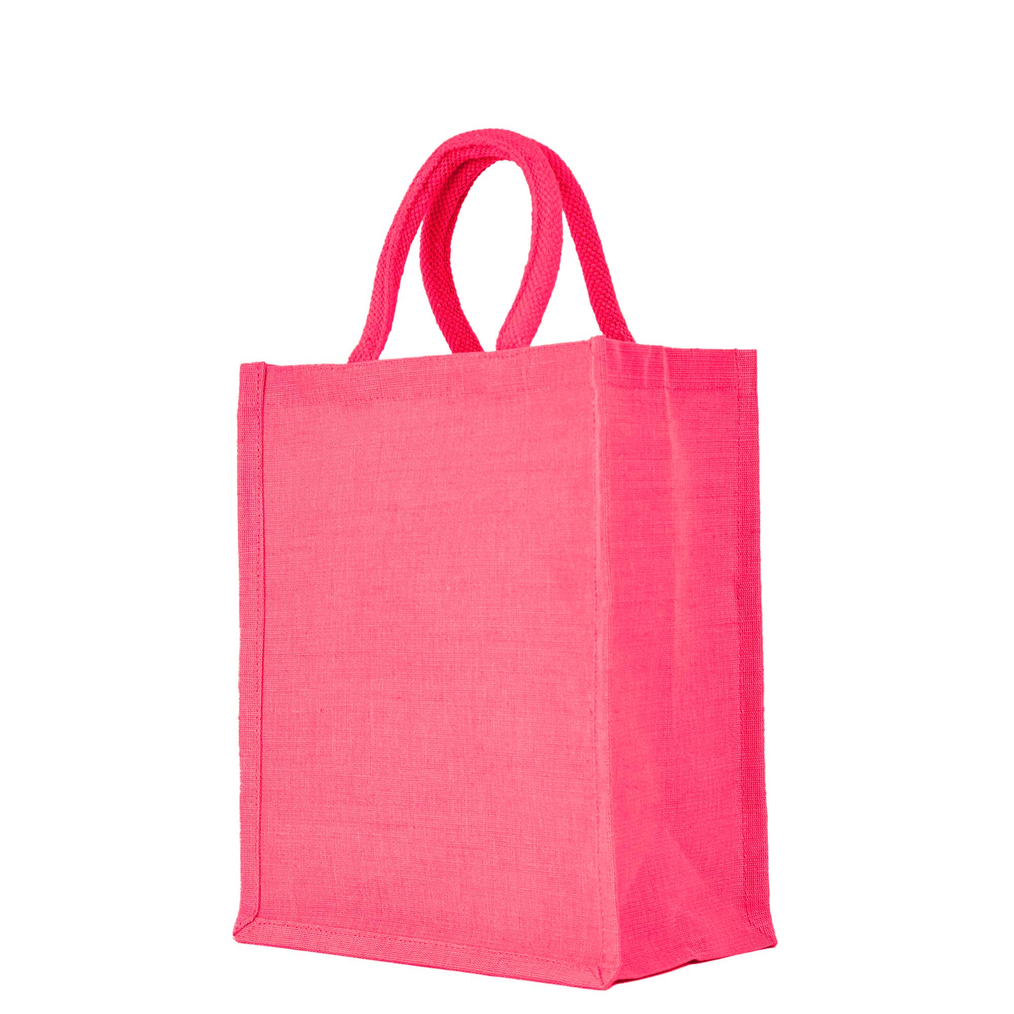 ecojutebags – Engroshandel Indkøbspose/indkøbstaske – 4 genanvendelige Juco-tasker med lomme og håndtag – 12x10x6 - Gave11