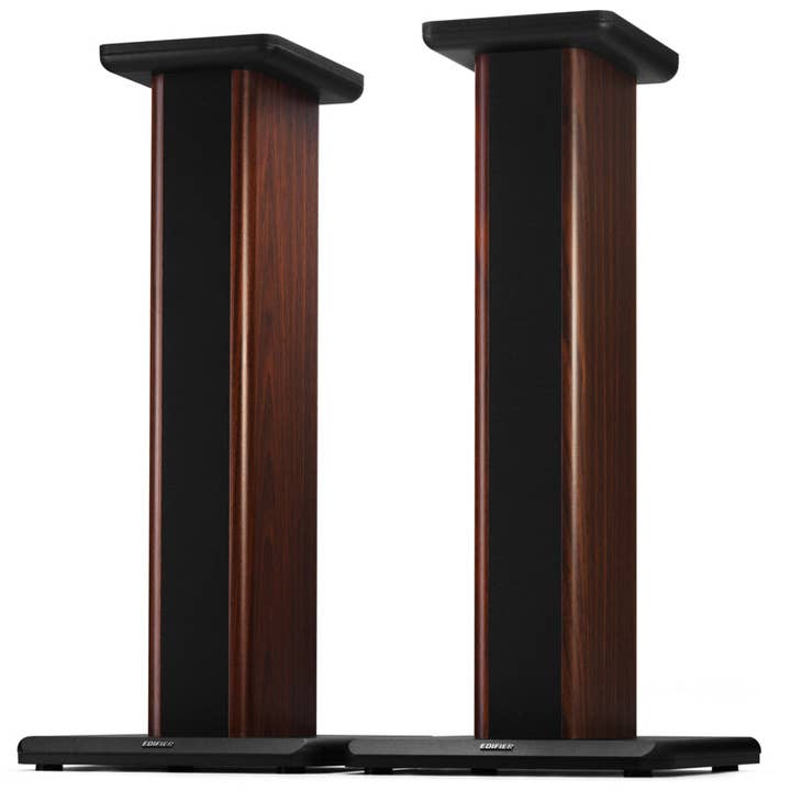 Edifier S2000MKIII Speaker Stands 2 Heavy Duty Hollowed Stands-Wood Grain - Pair for wholesale by Sixale