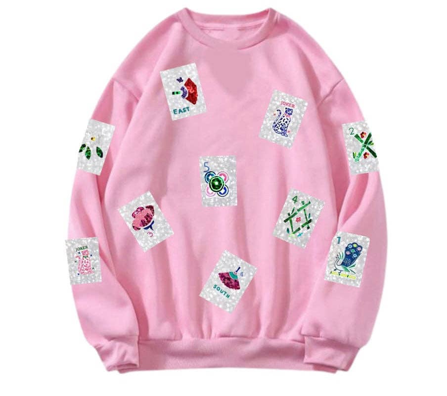 Magnolia Paperie - Venta al por mayor Sudadera - Mujer - Sudadera Mah Jong con lentejuelas1