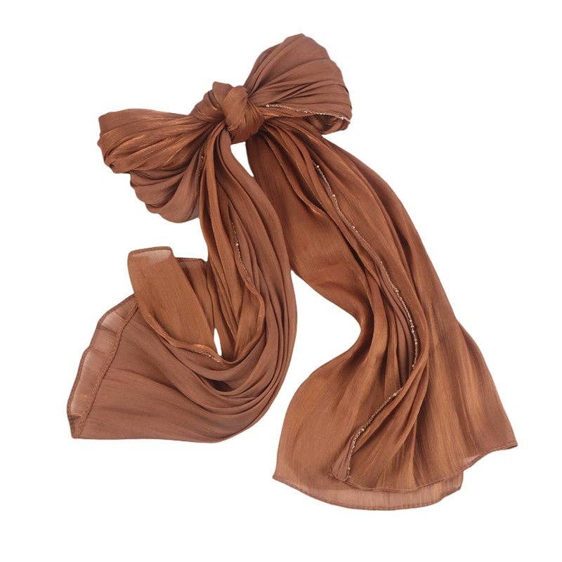 MoodGold - Wholesale Scarf - Women's - Solid Color Single Side Metal Chain Headscarf0