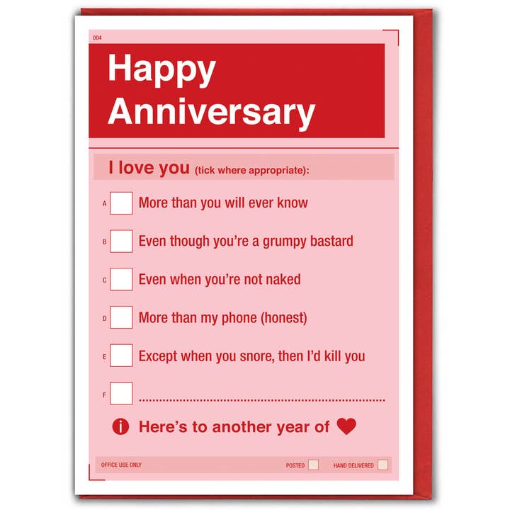 Brainbox Candy - Wholesale Jubileumkaartje - Grappige gelukkige jubileumkaart