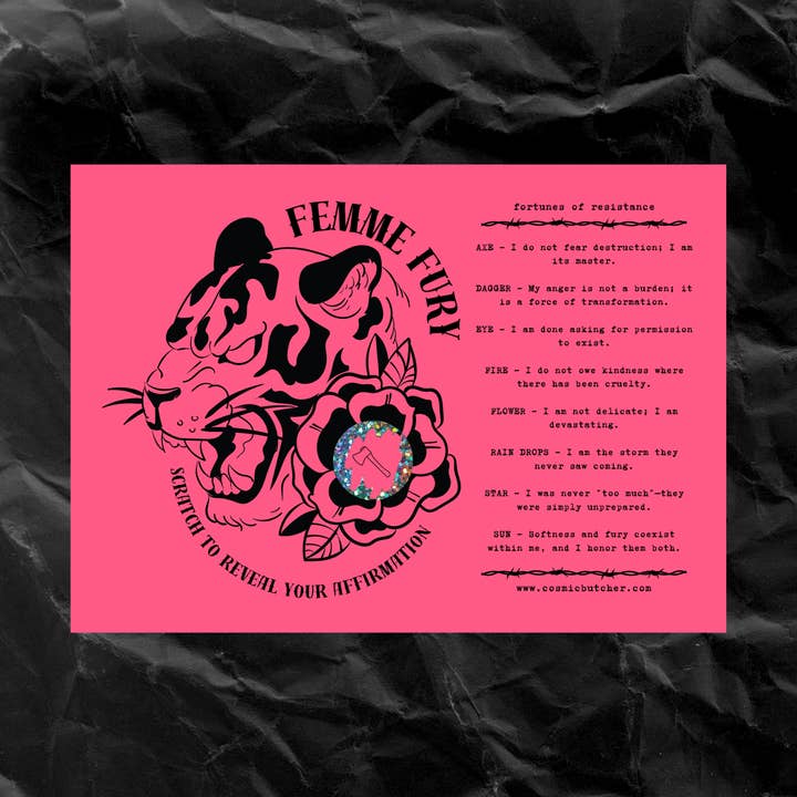 Cosmic Butcher - Wholesale Tarot cards - Scratch-Off Fortune Card Sampler Pack (250 Count)2