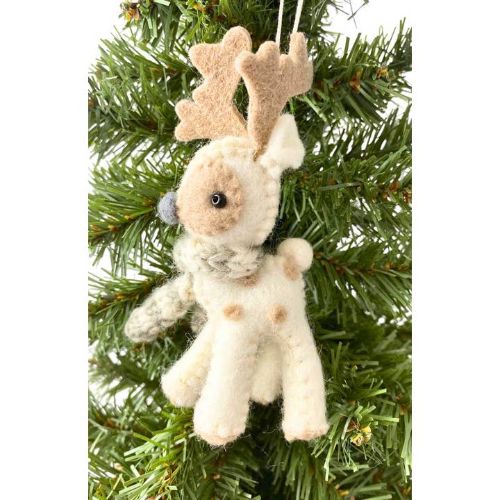 Ganesh Himal Trading – wholesale Ornament – Felt Reindeer Ornament