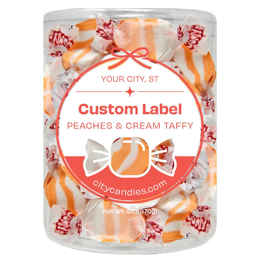 City Candies - Wholesale Taffy - City Candies - Peaches & Cream Taffy1