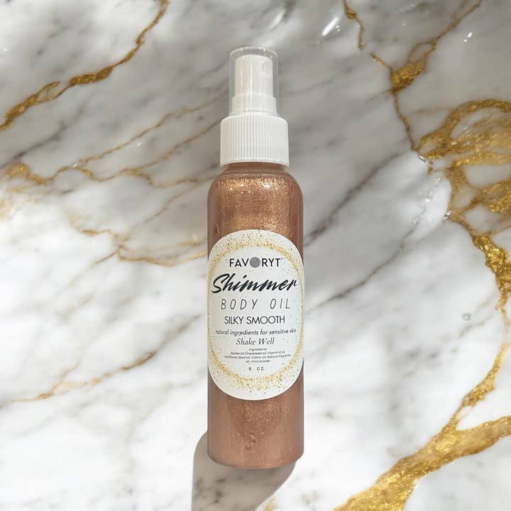 Shimmer Body Oil (Icing on the Cake) for wholesale by FAVORYT Brand