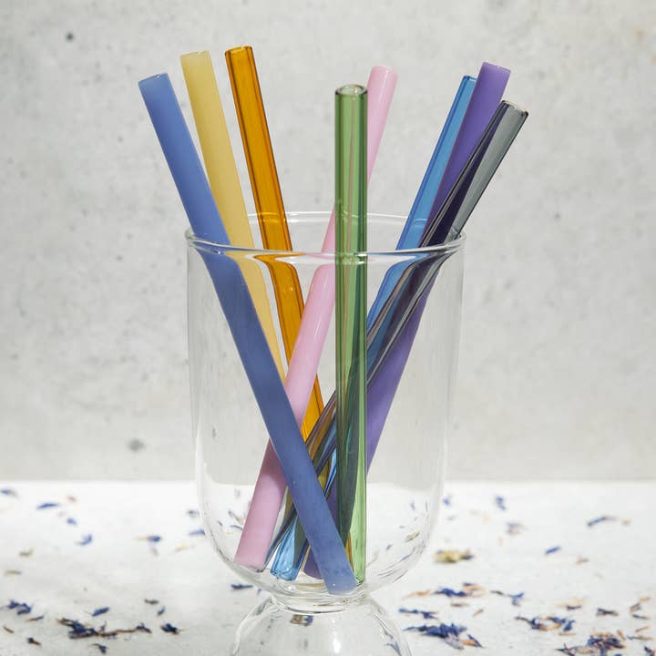 Pailles en verre droites de 6 pouces (10 mm) pour la vente par kessellate