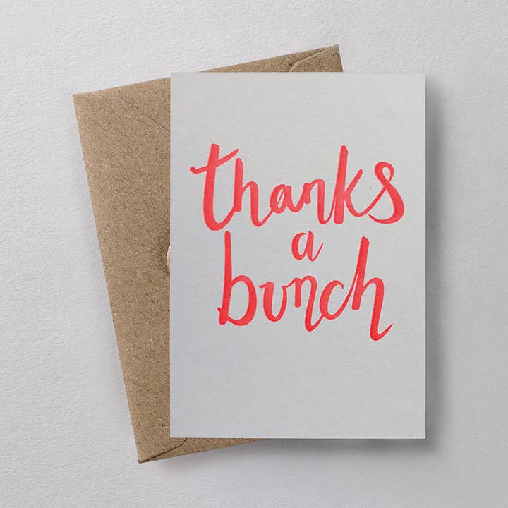 Grazie un mazzo di biglietto piccolo per la vendita all'ingrosso da parte di over the c.