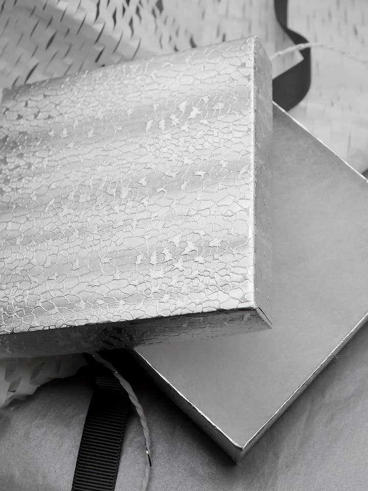 Caixa Presente Silver Top 3.5X3.5 - Caixa Presente por atacado de Eden Merry Jewelry by James Lawrence