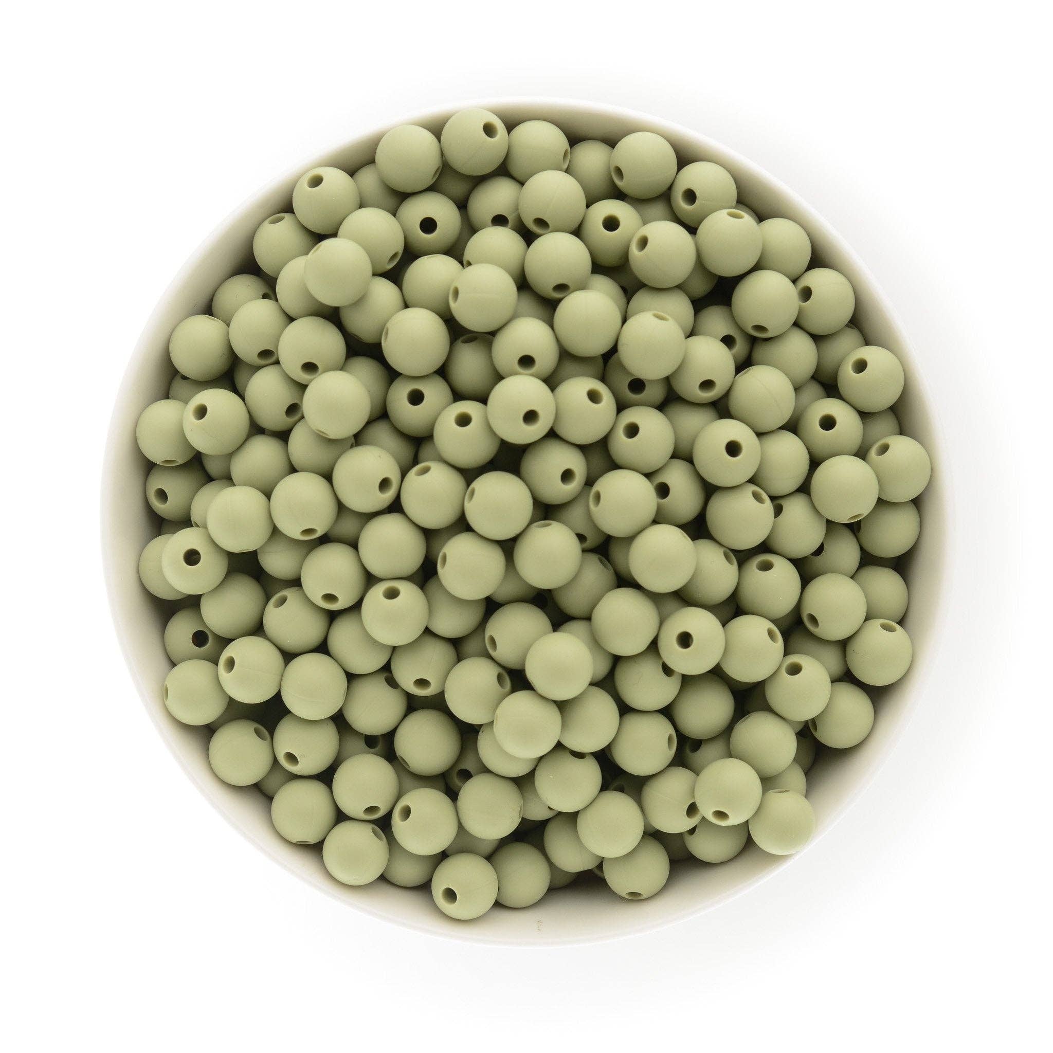 Cara & Co Silicone Craft Supply – Missangas por atacado – Contas redondas de silicone de 9 mm39