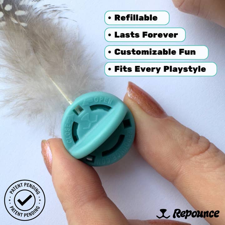 Repounce - Wholesale Pet Toy - Cat - Forever Prey™ - World's First Refillable Feather Toy9
