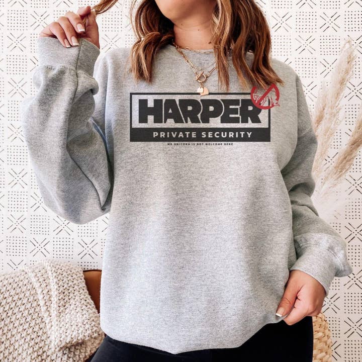 Harper Security Sweatshirt for wholesale by The Bean Workshop