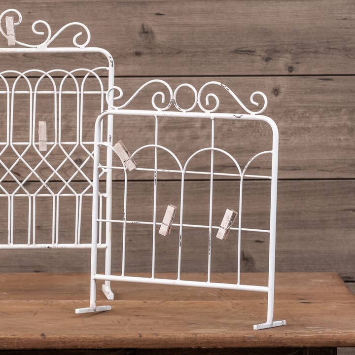 Ragon House - Wholesale Decorative Tabletop Object - 14" WHITE TABLETOP GATE1