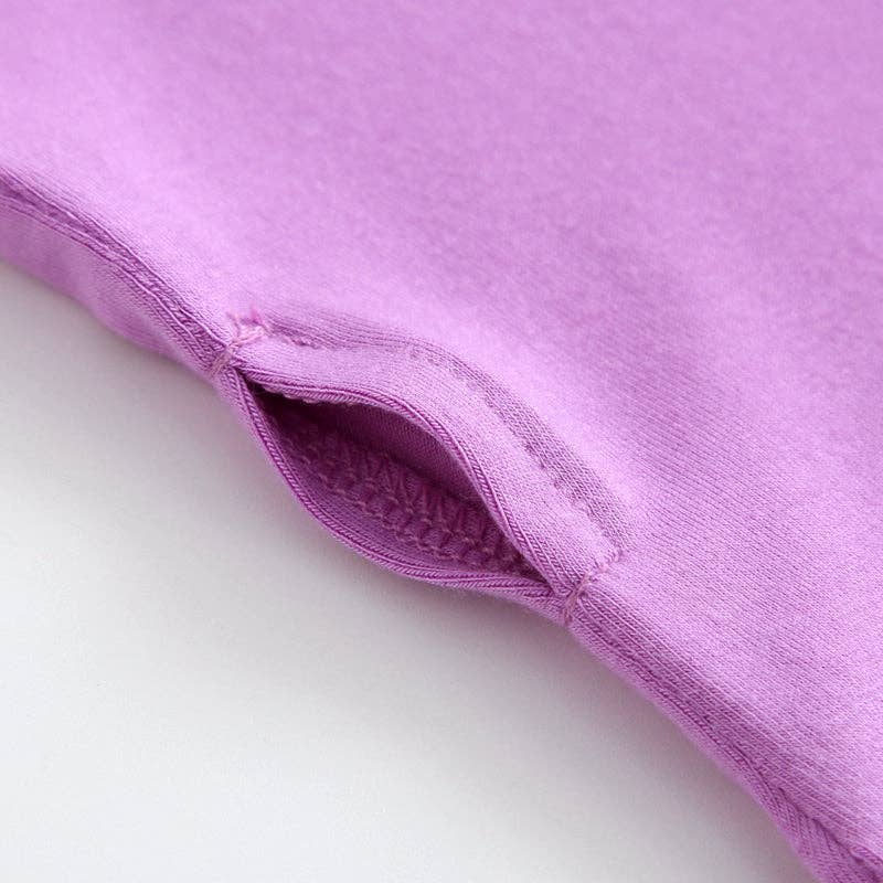 Luxie Charm - Wholesale Bodysuit (Footed) - Baby - Luxie Lavender Ruffled Romper I Micro-Preemie I Convertible4